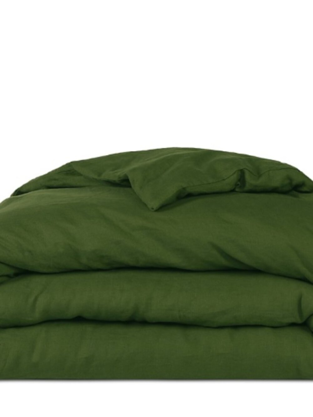 Aqua Linen Duvet Cover Set, King